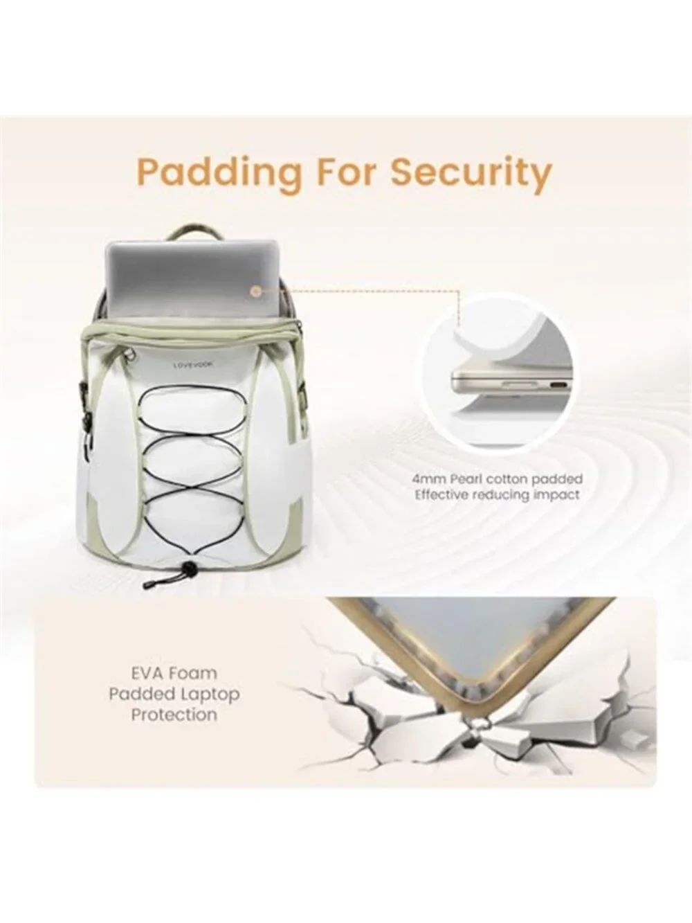 Laptop Backpack Travel Carry On Waterproof School Work Computer Backpack Large